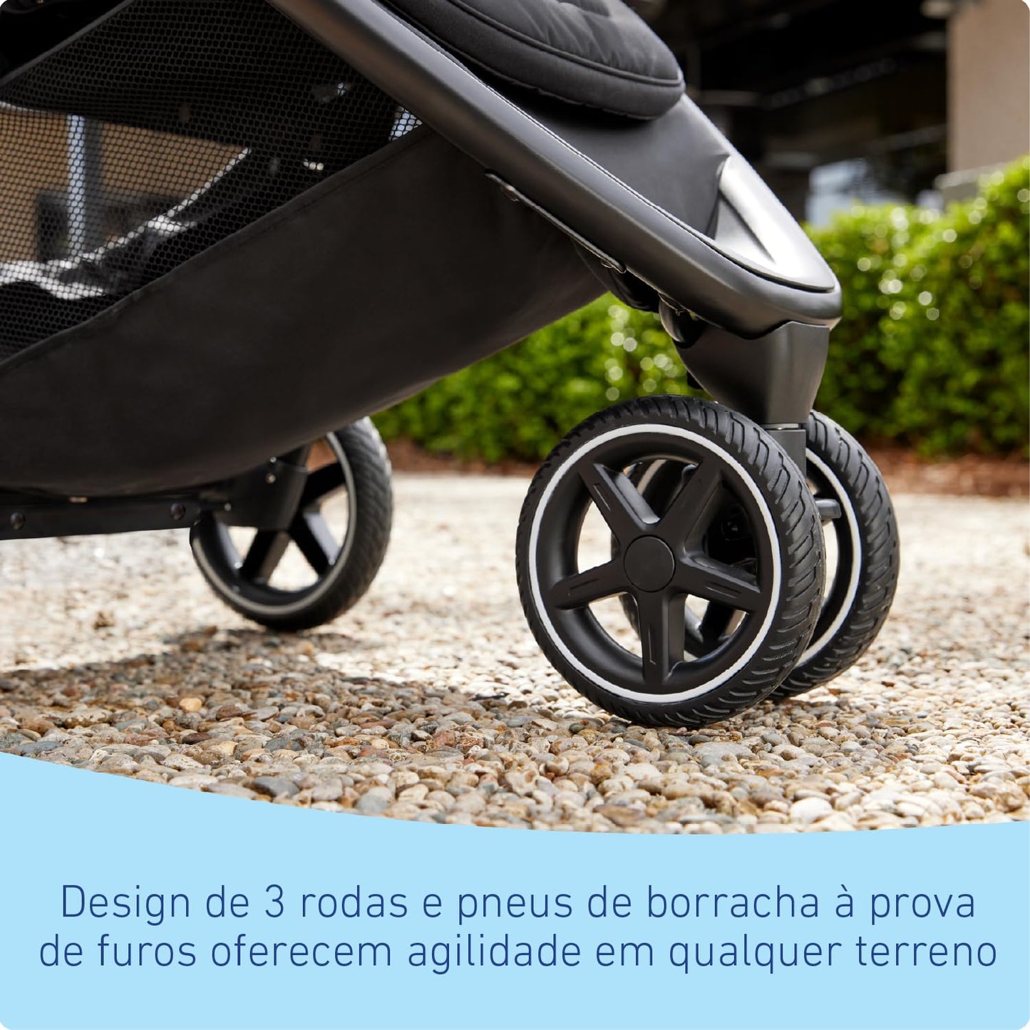 Graco Outpace LX All-Terrain 3-Wheel Baby Stroller, Cohen €” Compatible for Travel System, Easy One-Hand Fold, In-Seat Suspension for Comfortable Ride, Never-Flat Rubber Tires