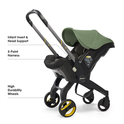 Doona Car Seat & Stroller, Desert Green - All-In-One Travel System