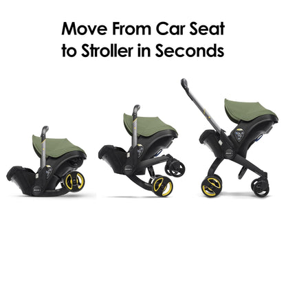 Doona Car Seat & Stroller, Desert Green - All-In-One Travel System