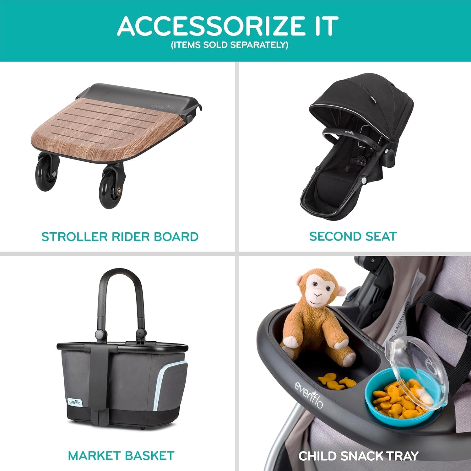 Pivot Xpand Modular Travel System with Litemax Infant Car Seat with Anti-Rebound Bar (Ayrshire Black)