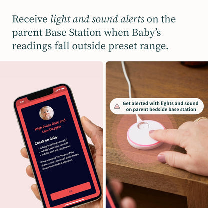 Owlet Dream Duo (Gen 2) Smart Baby Monitor Bundle – HD Video Camera + Wearable Sock Tracks Baby’S Oxygen, Heart Rate & Sleep