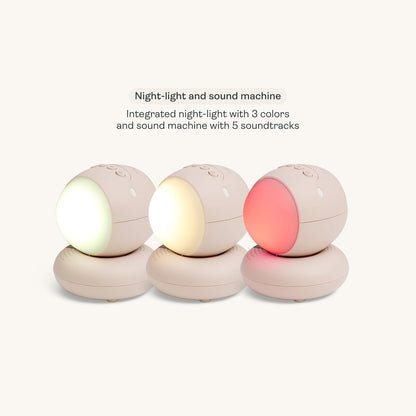 Ergopouch Drift Home Baby Monitor and Smart TOG Guide – Non-Wi-Fi Monitor with Sleep Tracking, Night Light, and Intelligent TOG Dressing Guide for Safer Sleep