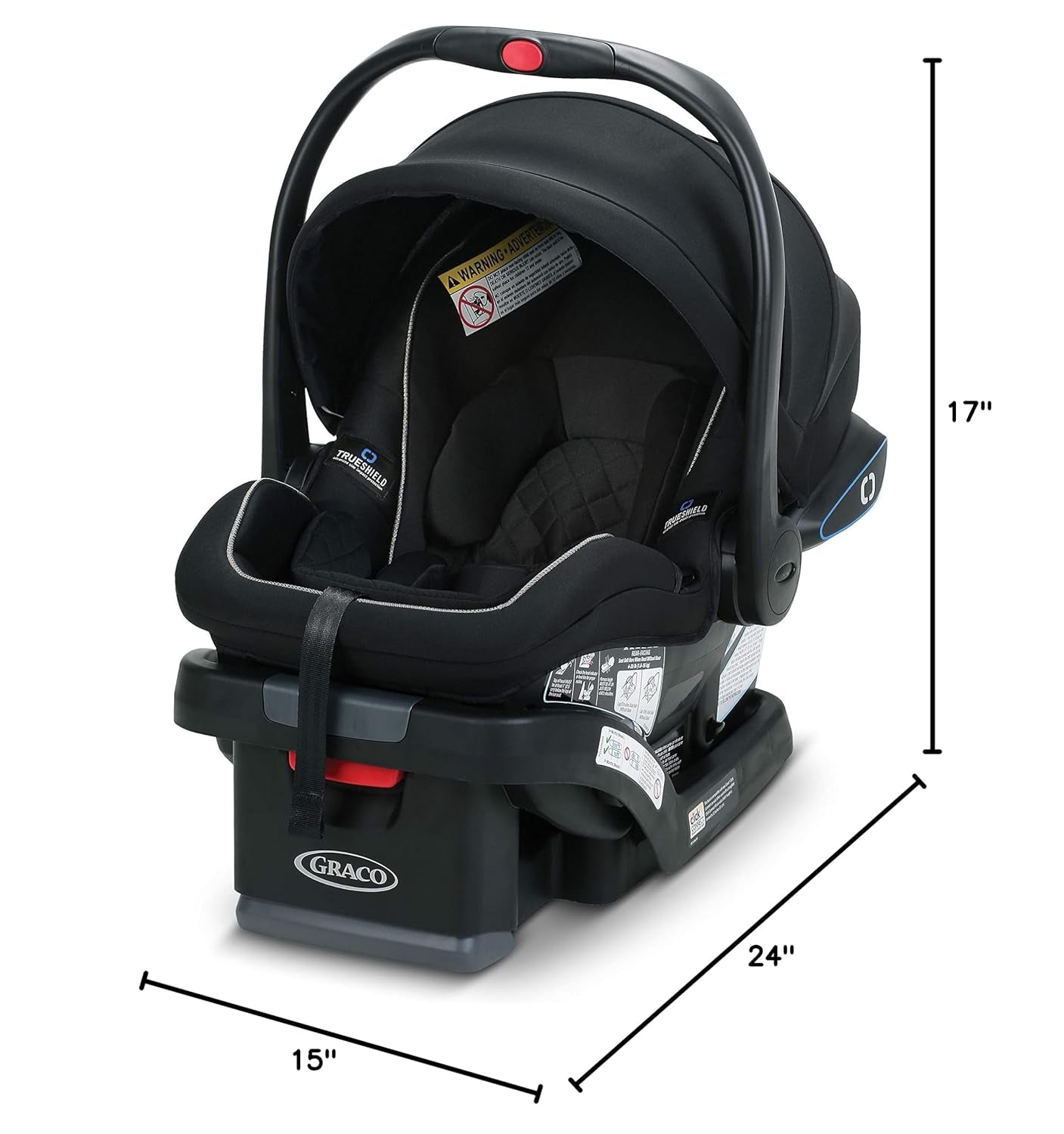 Graco Snugride Snuglock LX Car Seat Featuring Trueshield Technology
