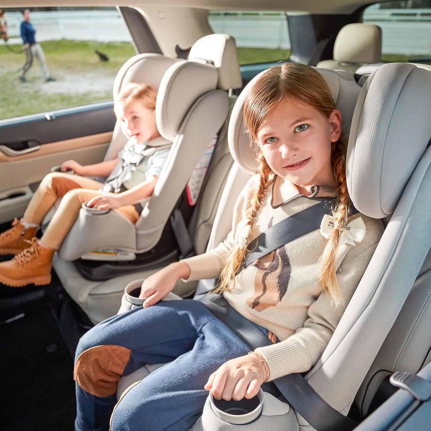 Maxi-Cosi Pria All-In-One Convertible Car Seat, Infant to Toddler Car Seat, Easy-Install Harness, Machine-Washable Cover, 5-100 Lbs, Sea Shadow
