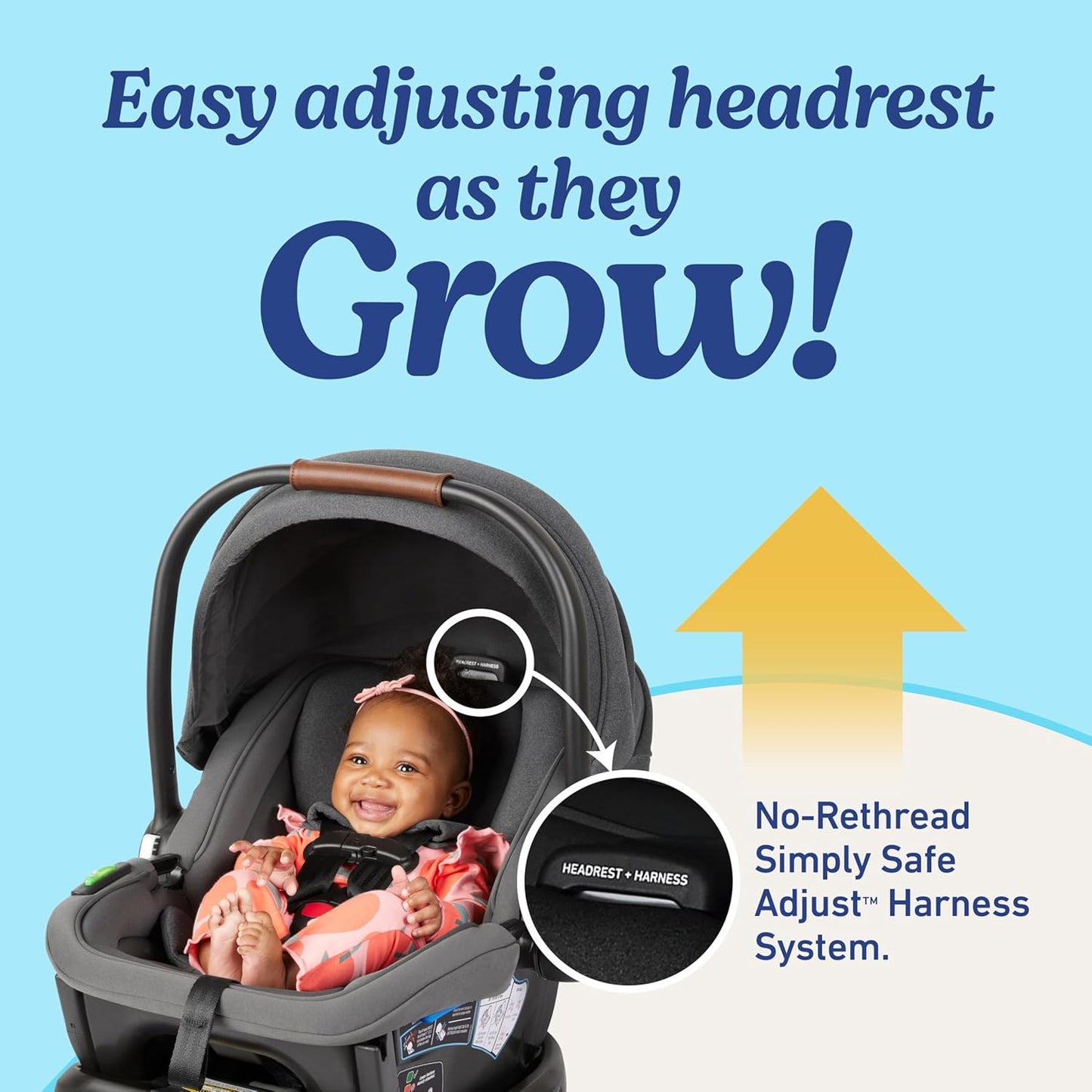 Graco Gomax Infant Car Seat, Orchid Haze, Lightweight, Reclining Rear Facing Car Seat Installs with or without a Base
