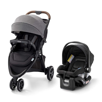 Graco Outpace LX All-Terrain Travel System - Includes Snugride 30 Lite Infant Car Seat, Briggs, High-Performance Stroller/Car Seat Combo, Practical & Durable
