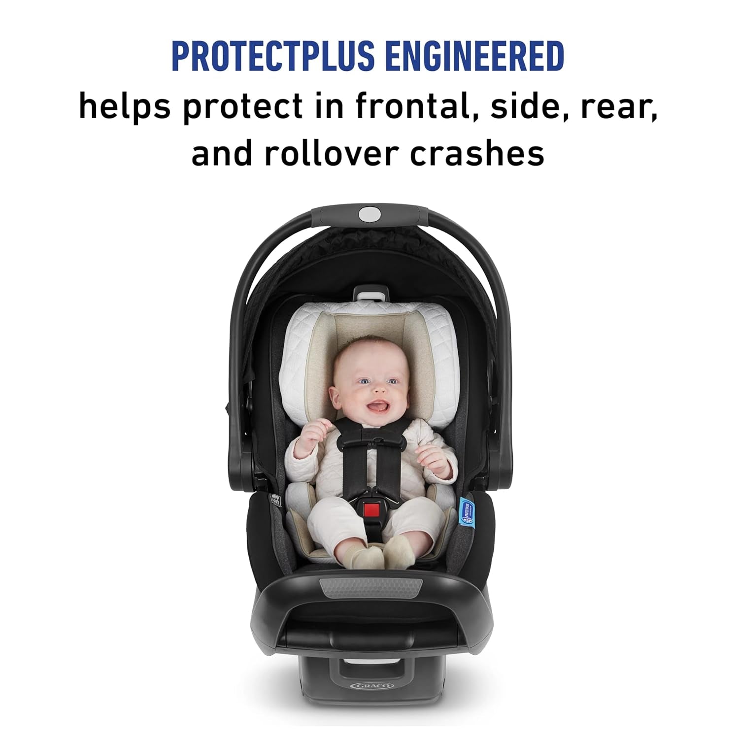 Graco Snugride Snugfit Elite Infant Car Seat, anti Rebound Bar for Extra Safety, Snuglock Easy Install, Premium Softgood, All-Weather Boot, Baby Car Seat, Nico