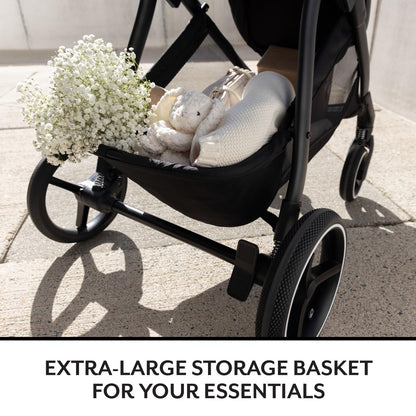 Evenflo Shyft Intuiti+ Travel System Featuring Revolve180 Litemax™ NXT Rotating Rear-Facing Lightweight Preemie and Infant Car Seat with Sensorysoothe 3-30 Lbs. (Angler Tweed)
