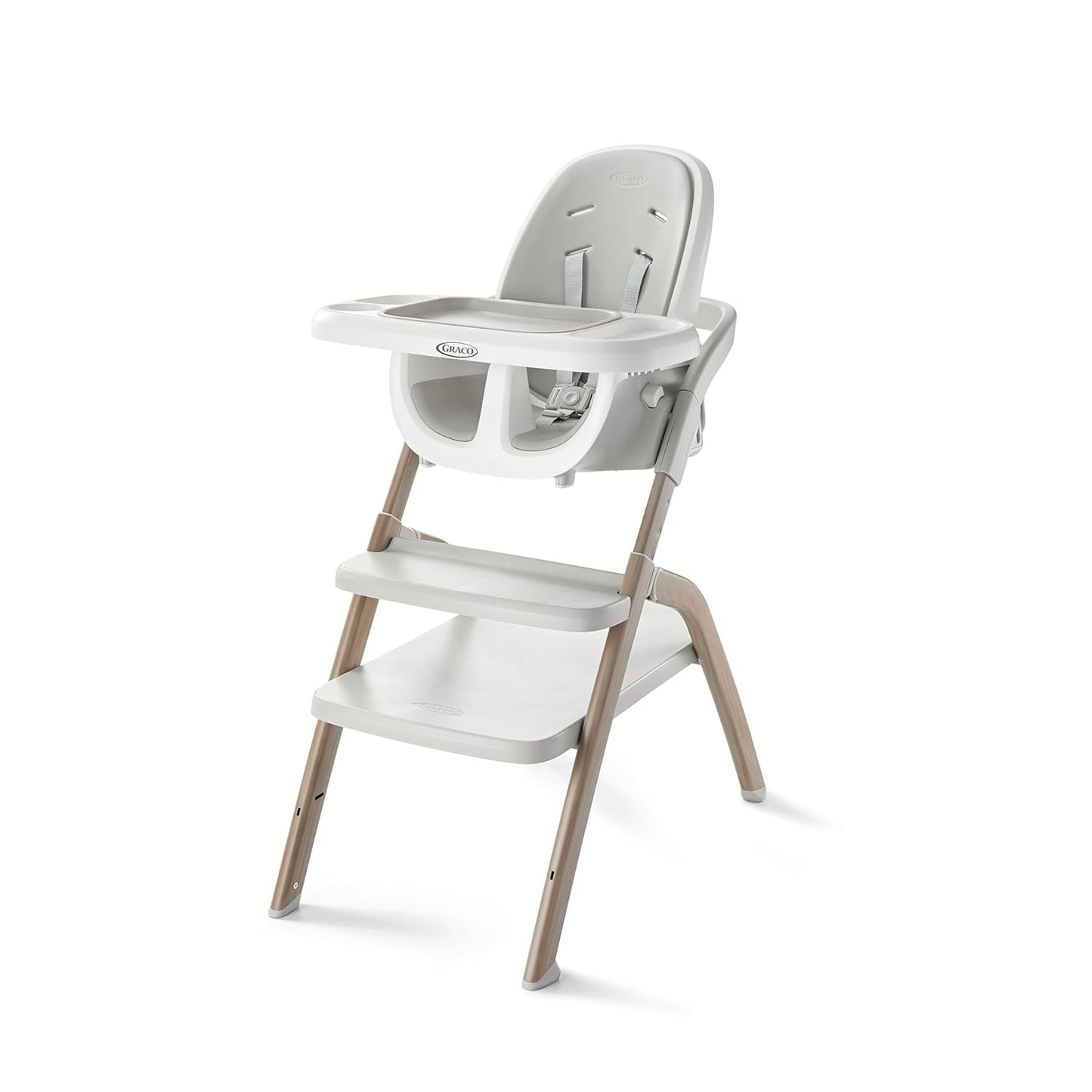 Graco Everystep 6 in 1 High Chair, Babies and Toddlers Portable Slim High Chair with 6 Growing Stages from Infant to Toddler Seating, Convenient for Dining Time, Featured Design in Misty