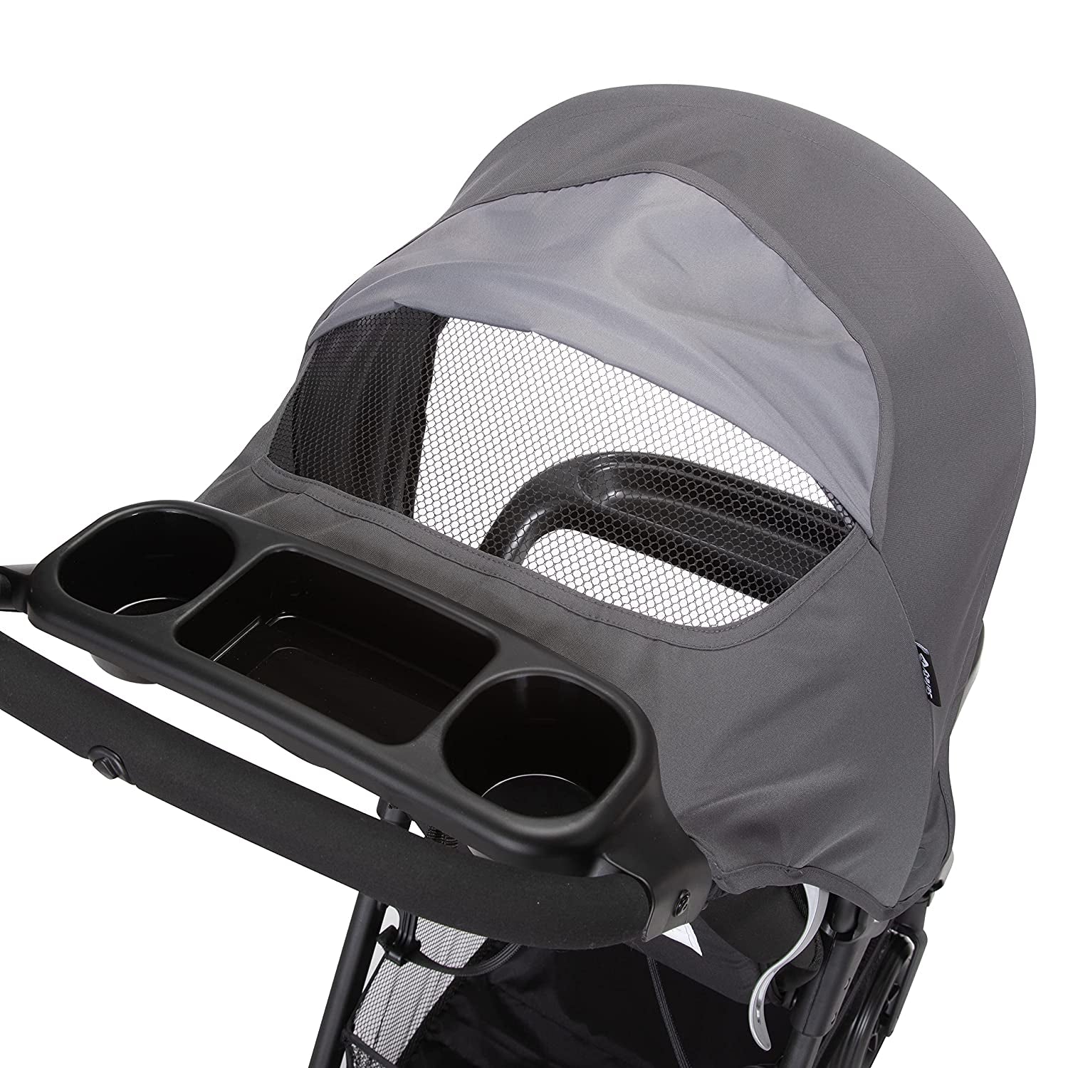 Safety 1St Smooth Ride Travel System Stroller and Onboard FLX Infant Car Seat, Newborn to Toddler Baby Combo, Easy-Install, Large Canopy, Ample Storage, Foldable, Rear-Facing 4-30 Lbs, Monument