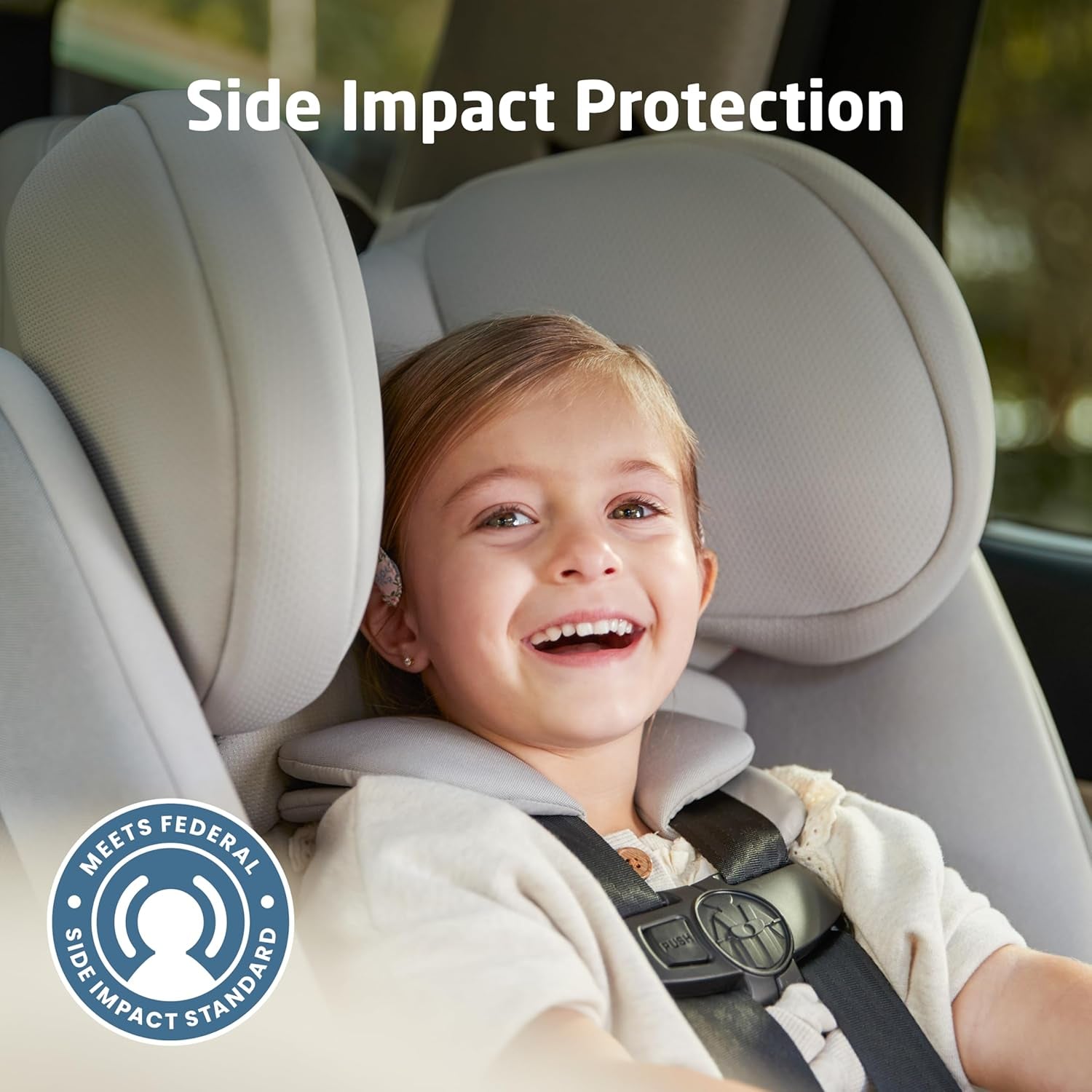 Maxi-Cosi Pria All-In-One Convertible Car Seat, Infant to Toddler Car Seat, Easy-Install Harness, Machine-Washable Cover, 5-100 Lbs, Sea Scape