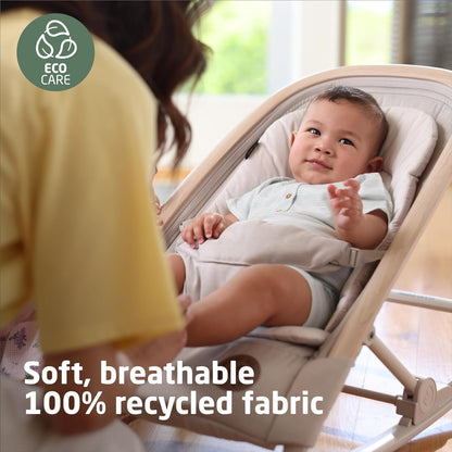 Maxi-Cosi Kori 2-In-1 Baby Bouncer Seat for Infants, Baby Rocker Chair, Portable Baby Bouncer, Classic Oat