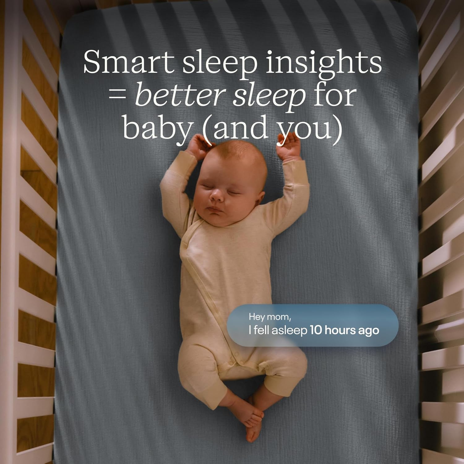 Nanit Nursery Bundle Smart Baby Monitor with Wall Mount – 1080P HD Wi-Fi Camera, Sensor-Free Breathing Monitoring, Sleep Tracking, Two-Way Audio, Night Vision, Motion & Cry Notifications, White