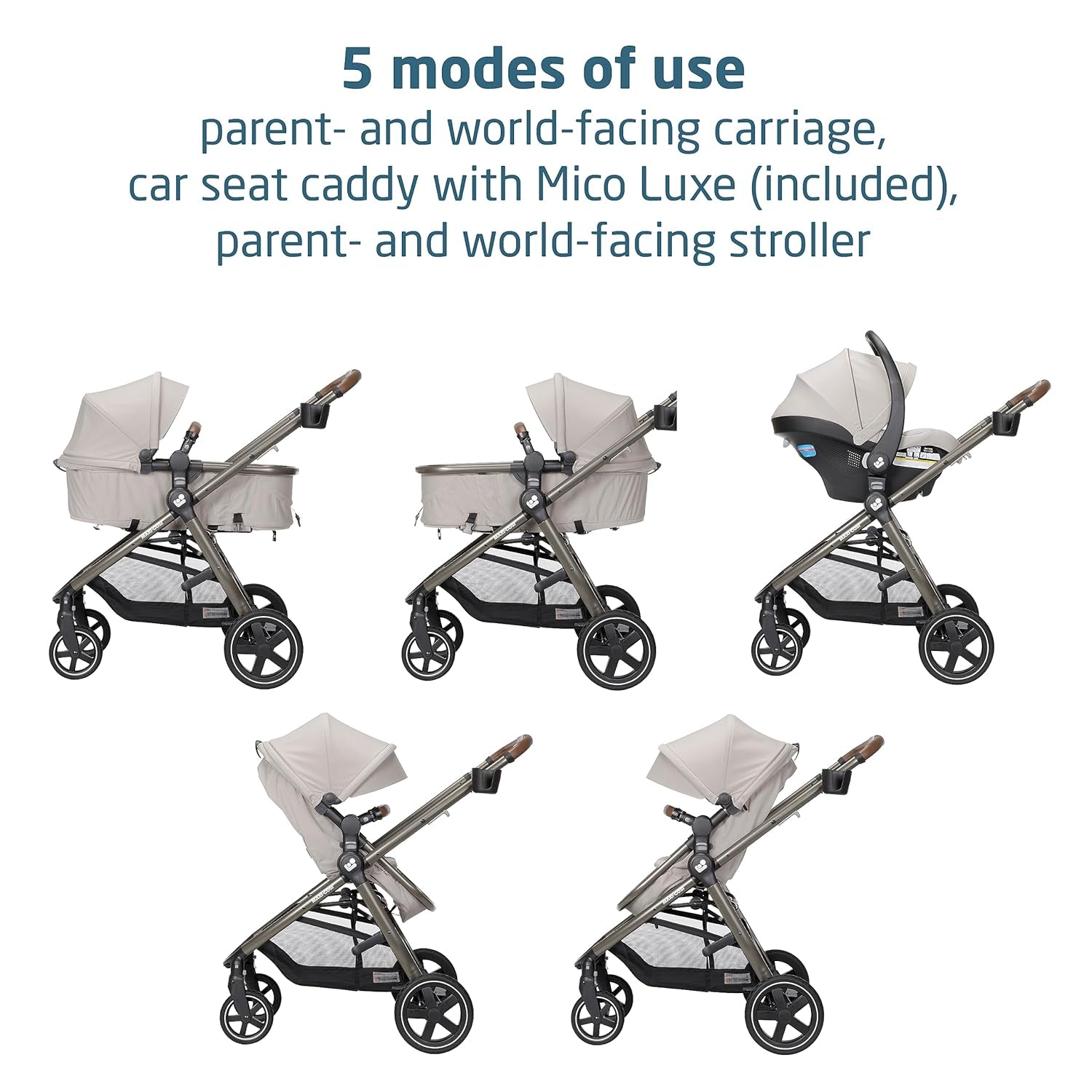 Maxi-Cosi Zelia™ Luxe 5-In-1 Modular Travel System