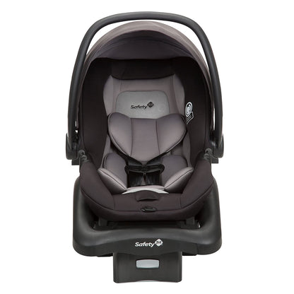 Safety 1St Smooth Ride Travel System Stroller and Onboard FLX Infant Car Seat, Newborn to Toddler Baby Combo, Easy-Install, Large Canopy, Ample Storage, Foldable, Rear-Facing 4-30 Lbs, Monument