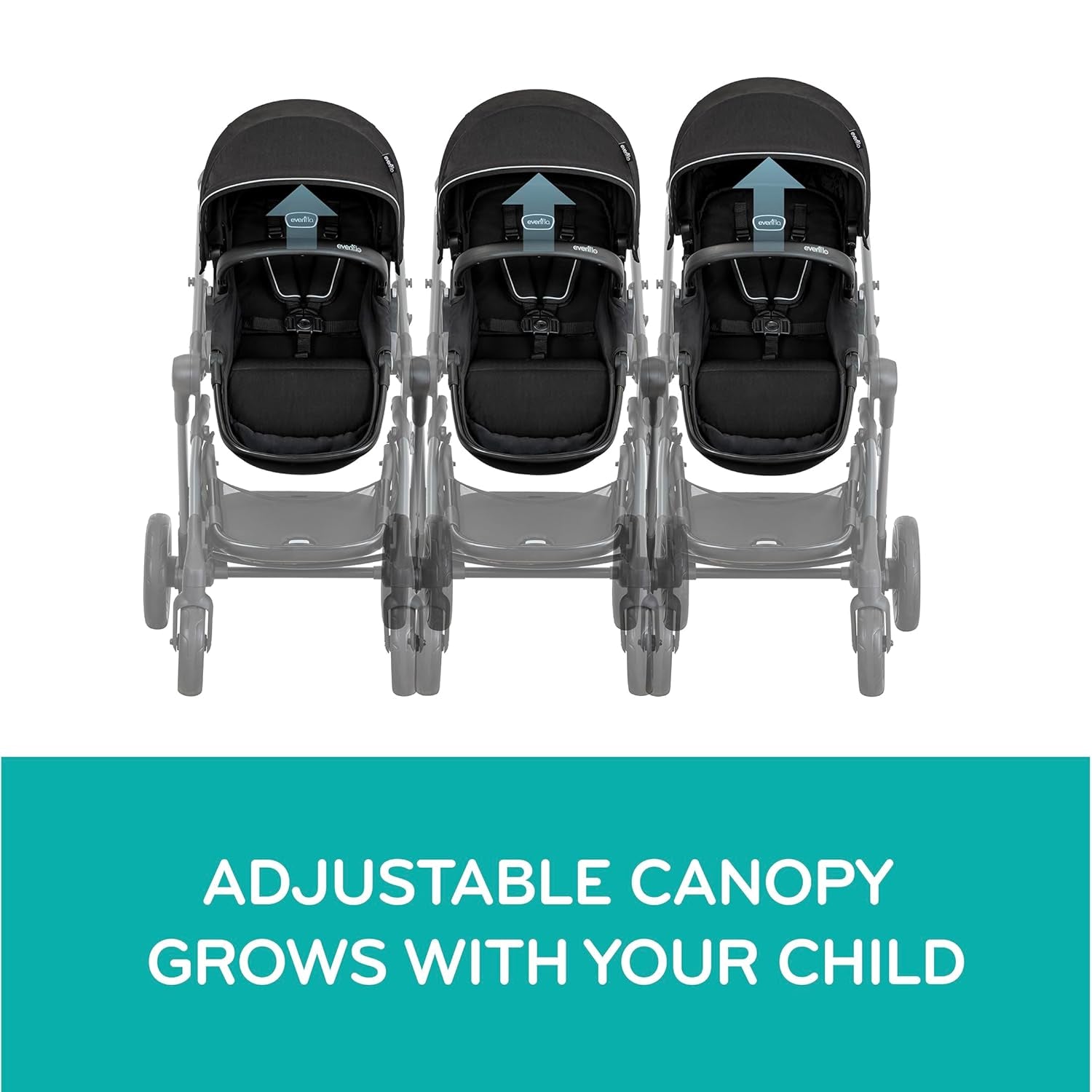 Pivot Xpand Modular Travel System with Litemax Infant Car Seat with Anti-Rebound Bar (Ayrshire Black)
