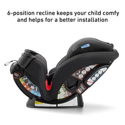 Graco Triride 3-In-1 Reclining Car Seat, Kipling - Rear & Forward Facing Car Seat, Highback Booster, Adjustable Headrest