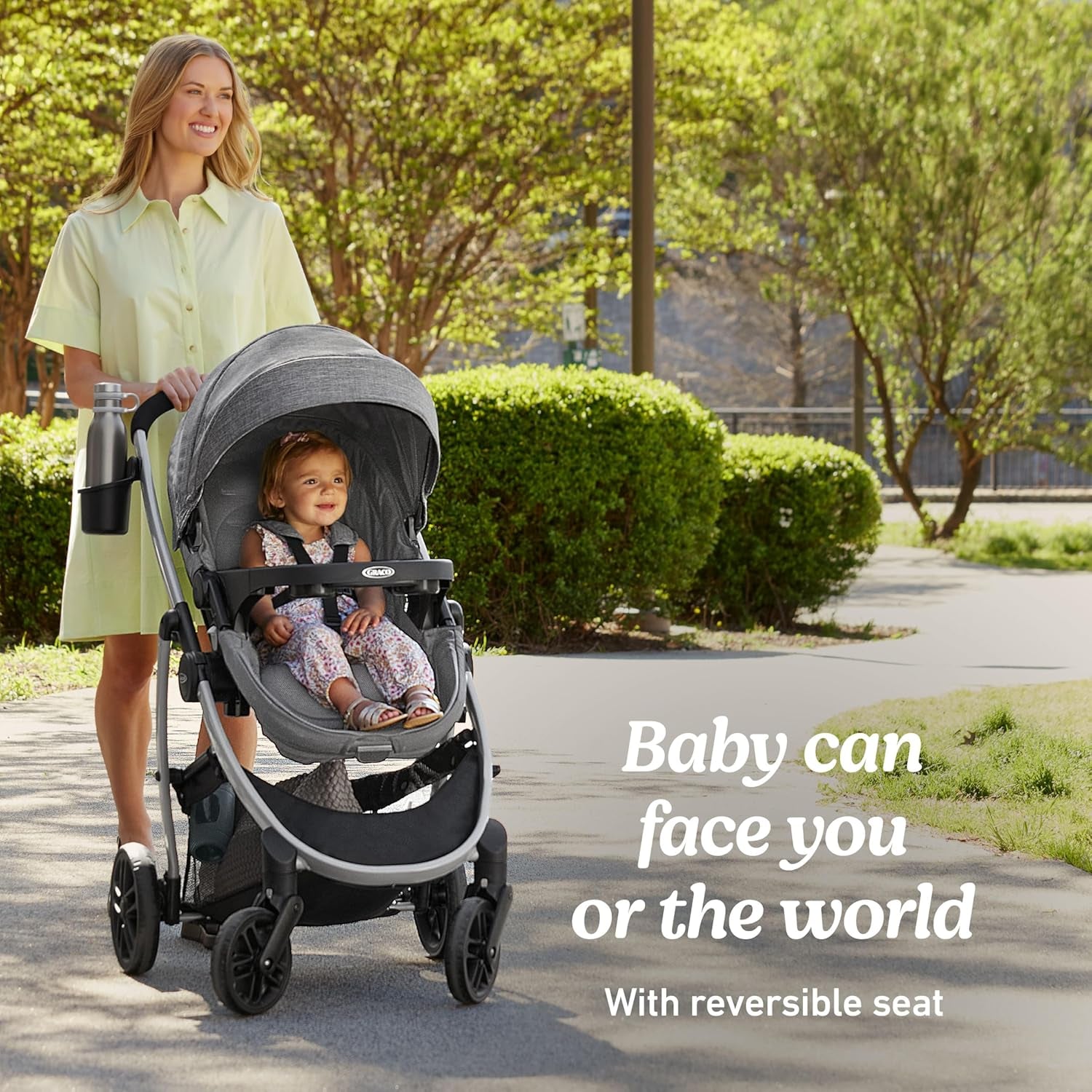 Modes Pramette Travel System, 3-In1 Modular Carseat Stroller Combo, Infant Car Seat Carrier to Toddler Stroller, Includes the Snugride 35 Car Seat, Ellington
