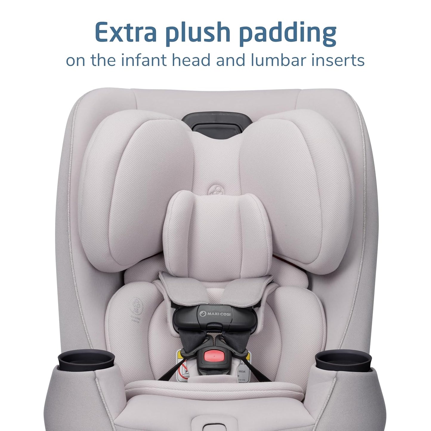 Maxi-Cosi Pria Max 3-In-1 Convertible Car Seat, Infant to Toddler Car Seat, Clipquick Magnetic Chest Clip, Quick-Install Latch, Machine-Washable Cover, 5-100 Lbs, Oyster Shell