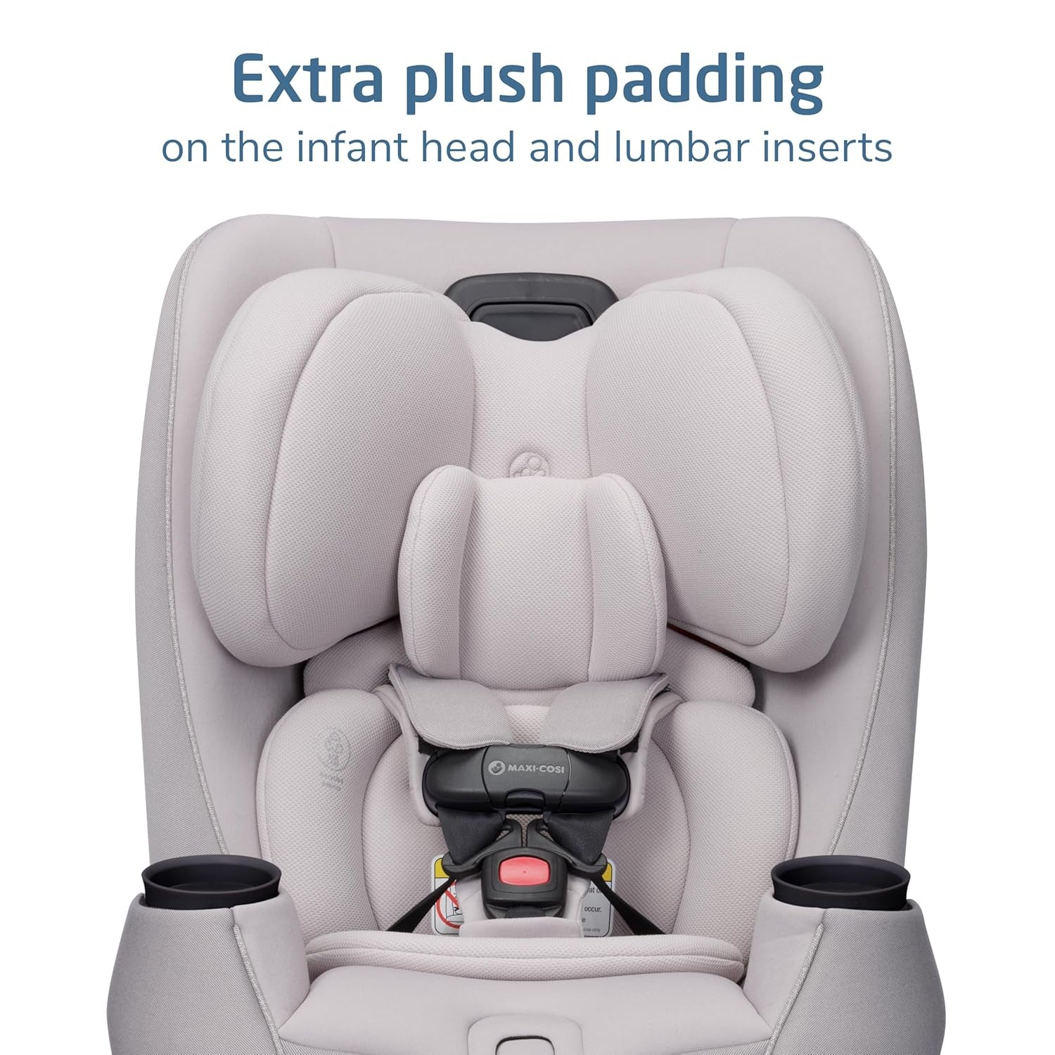 Maxi-Cosi Pria Max 3-In-1 Convertible Car Seat, Infant to Toddler Car Seat, Clipquick Magnetic Chest Clip, Quick-Install Latch, Machine-Washable Cover, 5-100 Lbs, Oyster Shell