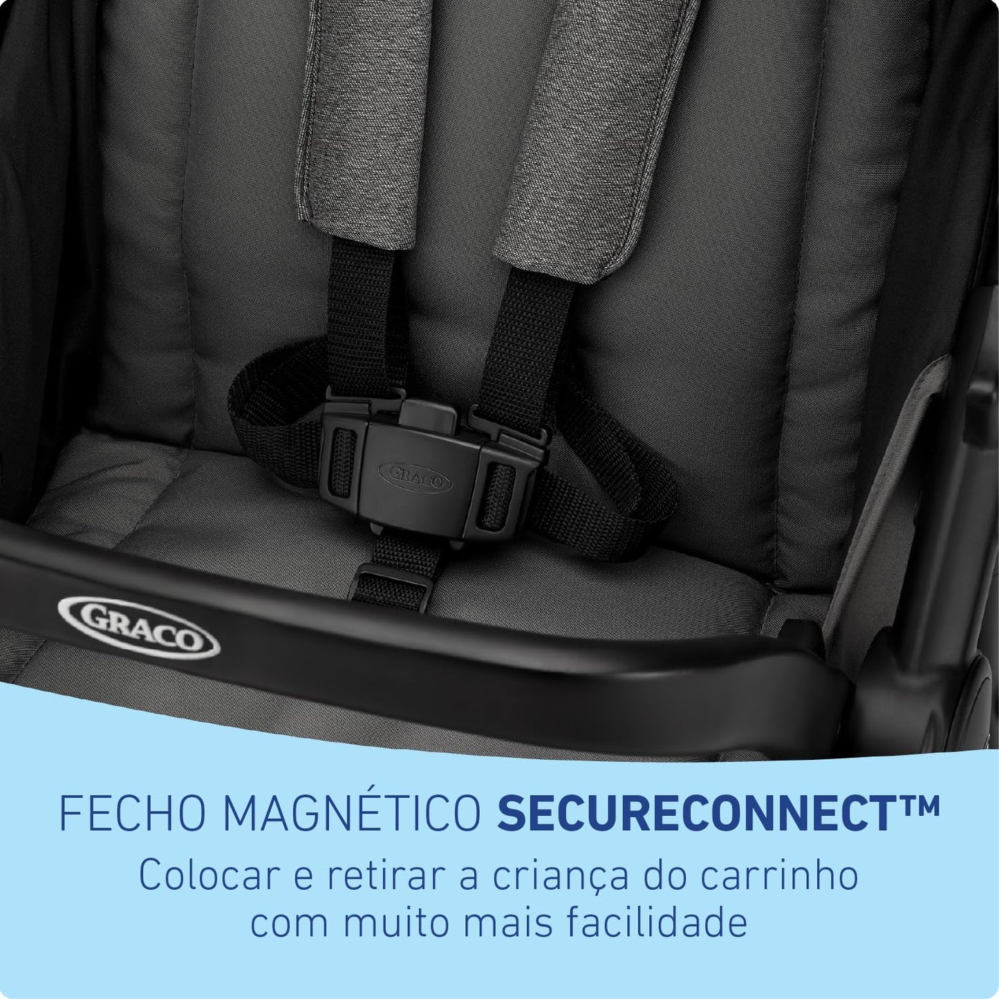 Graco Outpace LX All-Terrain 3-Wheel Baby Stroller, Cohen €” Compatible for Travel System, Easy One-Hand Fold, In-Seat Suspension for Comfortable Ride, Never-Flat Rubber Tires